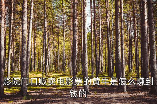 商場(chǎng)門(mén)口收卡的黃牛為什么，影院門(mén)口販賣(mài)電影票的黃牛是怎么賺到錢(qián)的