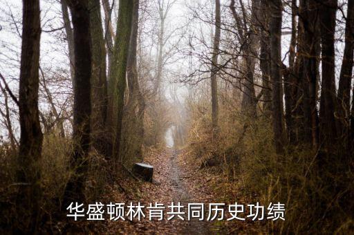 華盛頓林肯共同歷史功績