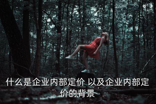 企業(yè)定價(jià)權(quán)表現(xiàn)于什么，什么是企業(yè)內(nèi)部定價(jià) 以及企業(yè)內(nèi)部定價(jià)的背景
