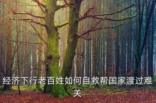 中國為什么經(jīng)濟(jì)下行老百姓怎么辦，經(jīng)濟(jì)下行老百姓如何自救幫國家渡過難關(guān)
