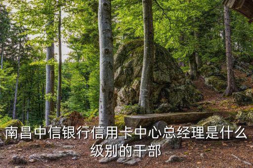 南昌中信銀行信用卡中心總經(jīng)理是什么級別的干部