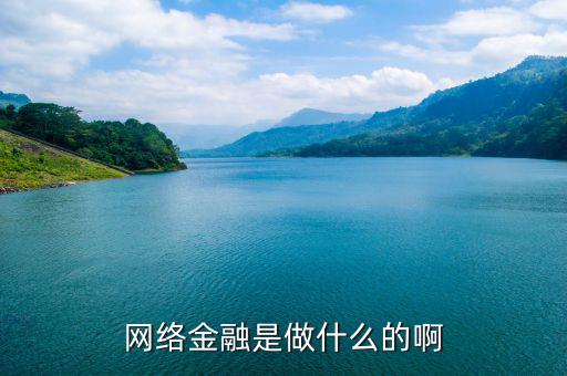 網(wǎng)絡金融部是做什么的，網(wǎng)絡金融是做什么的啊