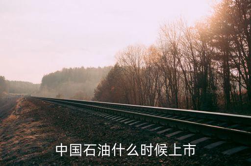 中國石油什么時(shí)候上市，中石油申購?fù)瓿珊蟮纳鲜袝r(shí)間
