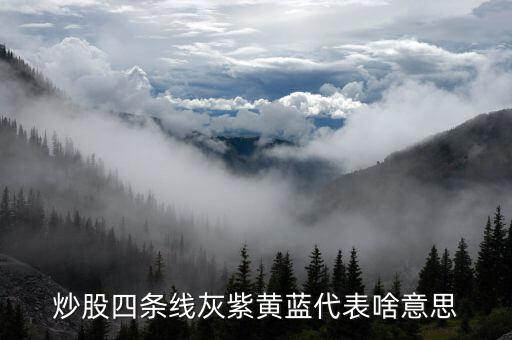 銀河證券黃藍(lán)線什么意思，您好股市紅線黃線藍(lán)線各是什么意思