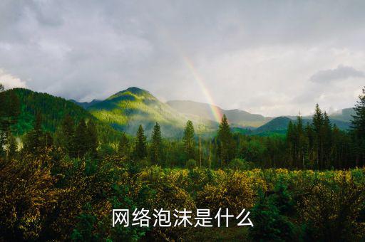 什么是網(wǎng)絡(luò)泡沫化，網(wǎng)絡(luò)泡沫是什么