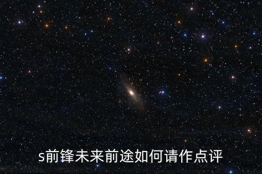s前鋒做什么產(chǎn)業(yè)，s前鋒未來前途如何請作點評