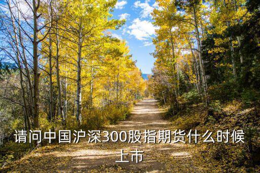 請(qǐng)問中國滬深300股指期貨什么時(shí)候上市