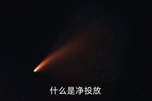 什么是凈投放，什么為凈投放