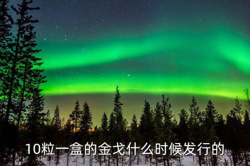 金戈什么時候開始銷售，金戈什么時候上市