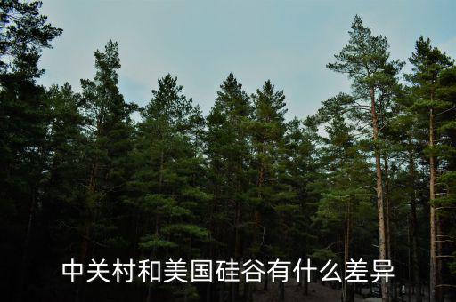 為什么中國的中關(guān)村變不成美國的硅谷，中國硅谷是
