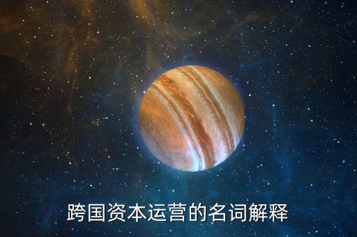 什么是跨國(guó)資本經(jīng)營(yíng)額根本動(dòng)力，跨國(guó)資本運(yùn)營(yíng)的名詞解釋