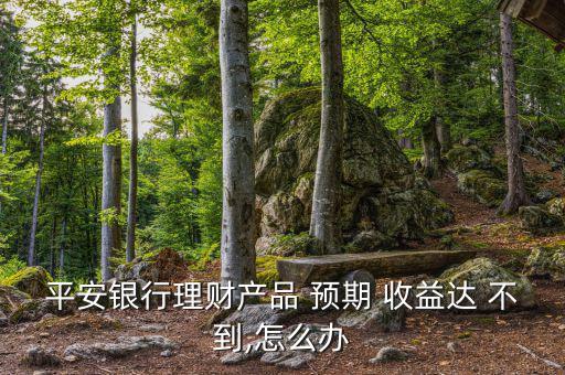 企業(yè)不到預期收益怎么辦,理財產品不能付現(xiàn)金和收益