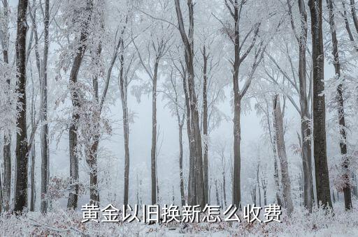  黃金以舊換新怎么收費