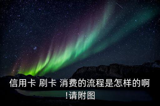 信用卡 刷卡 消費的流程是怎樣的啊!請附圖