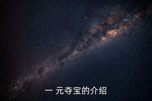 一 元奪寶的介紹