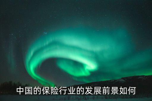 中國的保險(xiǎn)行業(yè)的發(fā)展前景如何