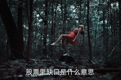 股票里缺口是什么意思