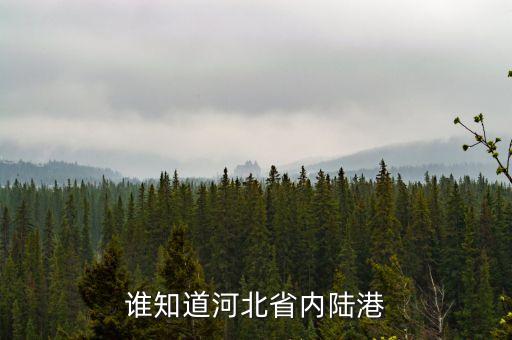 誰知道河北省內陸港
