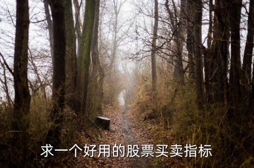 求一個(gè)好用的股票買賣指標(biāo)