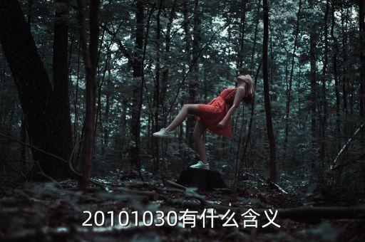 10轉(zhuǎn)30是什么意思，20101030有什么含義