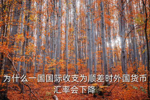 為什么順差外匯減少，為什么說外匯占款減少表明資本外流