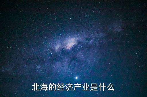 北海的經(jīng)濟(jì)產(chǎn)業(yè)是什么