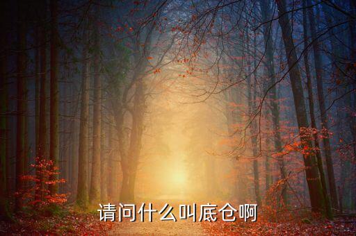 什么叫逼倉，請(qǐng)問什么叫底倉啊