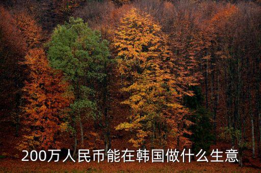 在韓中國人做什么生意，現(xiàn)在在韓國中國人做什么生意最有潛力