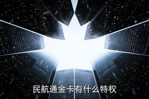 民航通金卡有什么特權(quán)