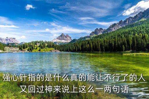 打一針強心劑什么意思，舉例說明什么叫強心劑