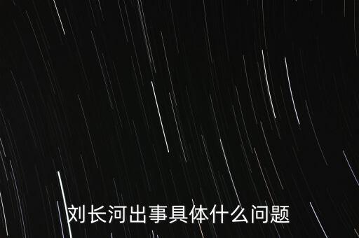 劉長(zhǎng)河出事具體什么問(wèn)題