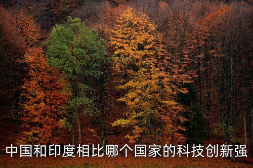 中國和印度相比哪個(gè)國家的科技創(chuàng)新強(qiáng)