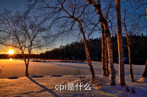 國家cpi是什么，cpi是什么