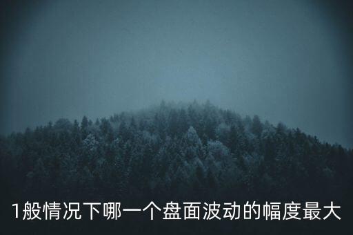 什么盤波動(dòng)的幅度最大，1般情況下哪一個(gè)盤面波動(dòng)的幅度最大