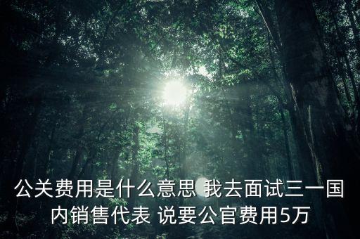 什么是公關費，工程相關費是什么