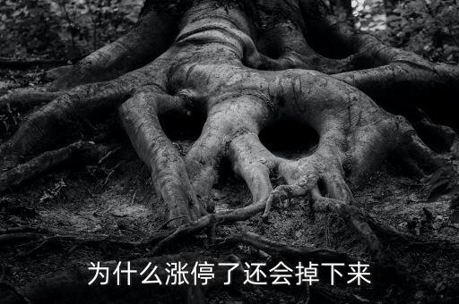 為什么股票漲停會(huì)往下掉，股票漲停怎么還會(huì)跌下來