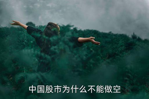 a股為什么不能做空，中國股市為什么不能做空