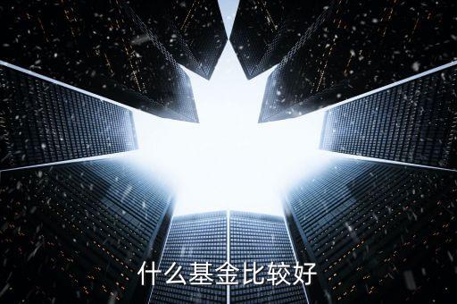 有什么好的基金，買什么基金好