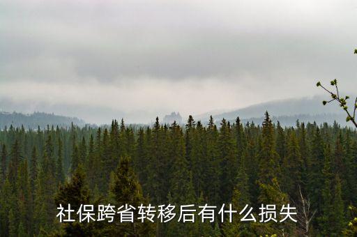 社保轉移有什么損失，社?？缡∞D移后有什么損失
