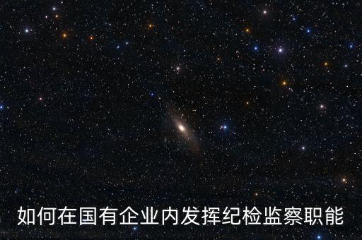 國企紀委2016應該干什么，國企監(jiān)察部門的主要職責是什么