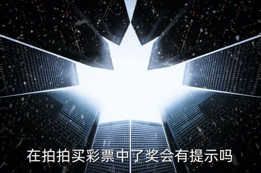 中彩票的時(shí)候會(huì)顯示什么，在財(cái)付通上買彩票是不是只要不中獎(jiǎng)是不會(huì)有什么提示的如果