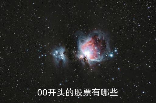 00打頭的是什么股票，00開(kāi)頭的是什么股票