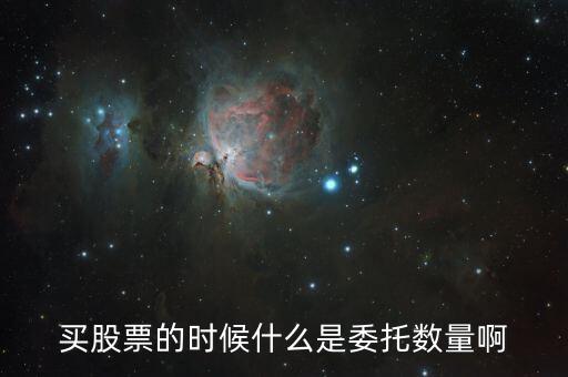 買賣盤的委托量變動(dòng)什么意思，股市中委買賣量是什么意思謝謝