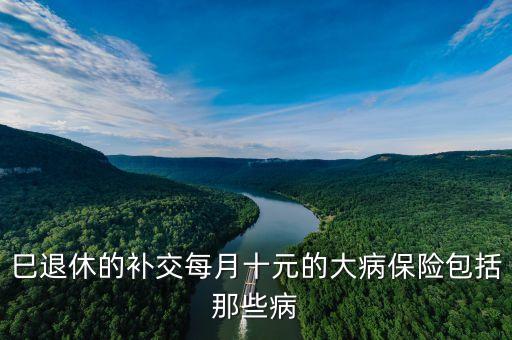 每月10元大病醫(yī)保是什么，由個(gè)人繳納的10元大病保險(xiǎn)是否為強(qiáng)制繳納的由什么保險(xiǎn)作用