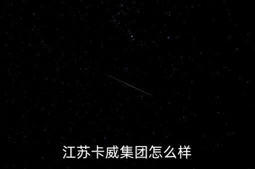 江蘇卡威集團(tuán)是什么性質(zhì)的企業(yè)，我剛大學(xué)畢業(yè)學(xué)的是汽車制造與裝配請問一下江蘇卡威公司怎么