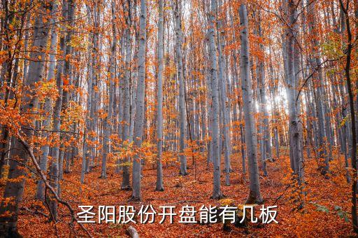 圣陽股份開盤能有幾板