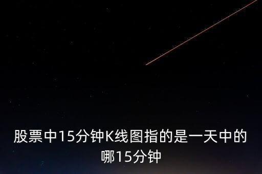 15分鐘k線是什么意思，股票中15分鐘K線圖指的是一天中的哪15分鐘