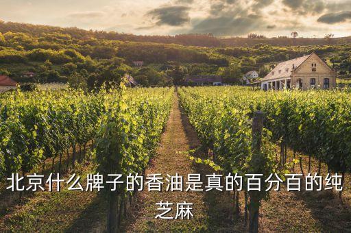 北京本地產醬油什么牌子，北京哪種京醬最好最正宗