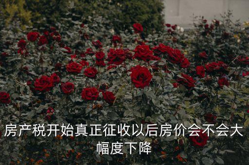 為什么征稅不可能降房?jī)r(jià)，為什么房產(chǎn)稅會(huì)使房?jī)r(jià)下降啊