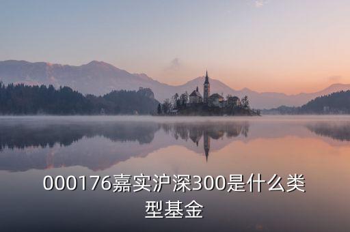 000176嘉實(shí)滬深300是什么類型基金